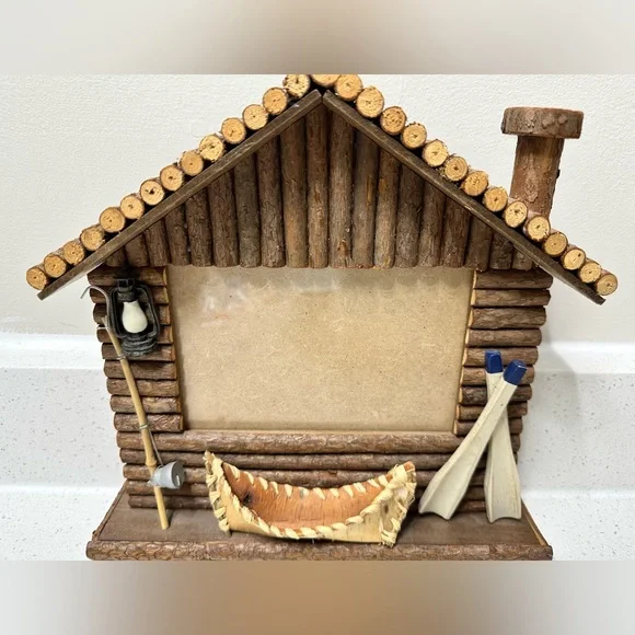 Rustic Cabin Picture Frame - Picture 2 of 2
